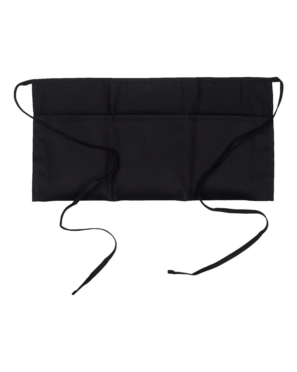 BIG Accessories APR50 Three-Pocket 10" Waist Apron in Black
