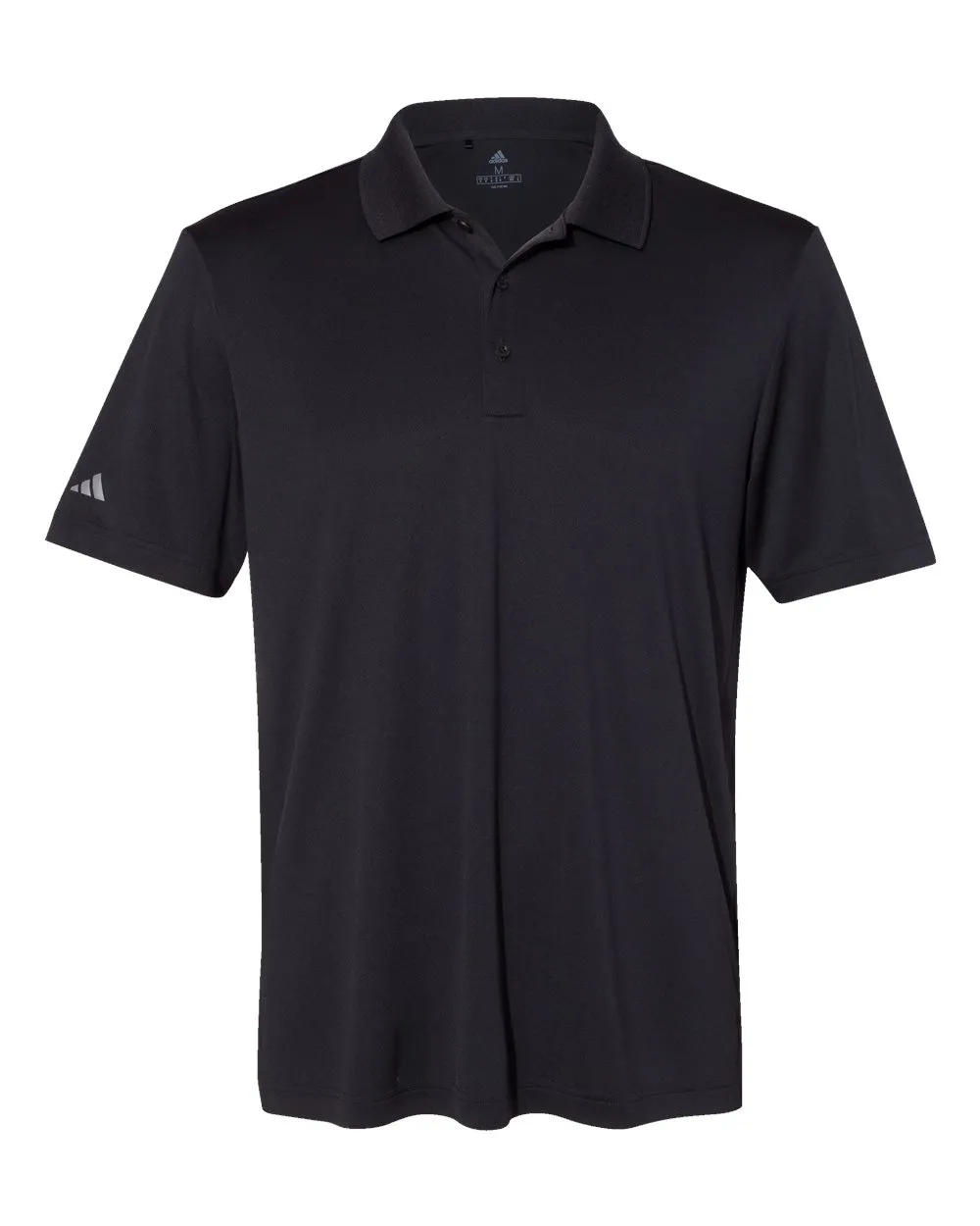 Adidas A230 Performance Polo in Black, front