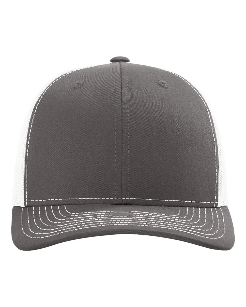 Richardson 112 Trucker Cap in Charcoal/White