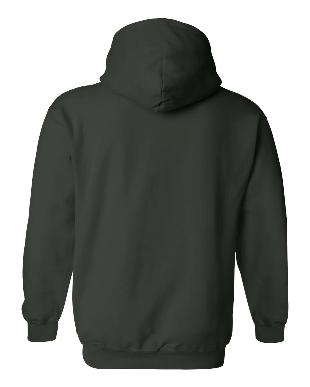 Gildan 18500 Heavy Blend Hoodie in Forest, back