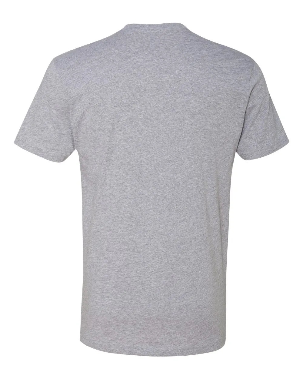 Next Level 3600 Cotton Crew Tee in Heather Grey, back