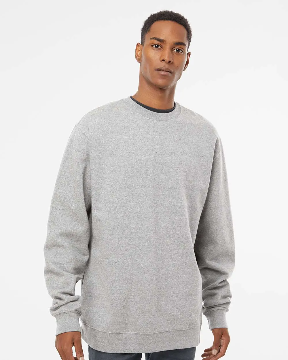 Independent Trading Co. SS3000 Midweight Crewneck — lifestyle photo