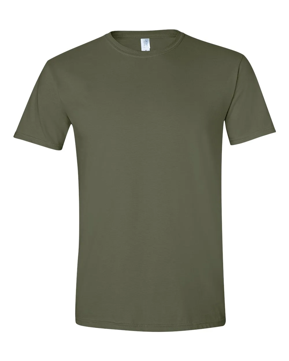 Gildan 64000 Softstyle T-Shirt in Military Green, front