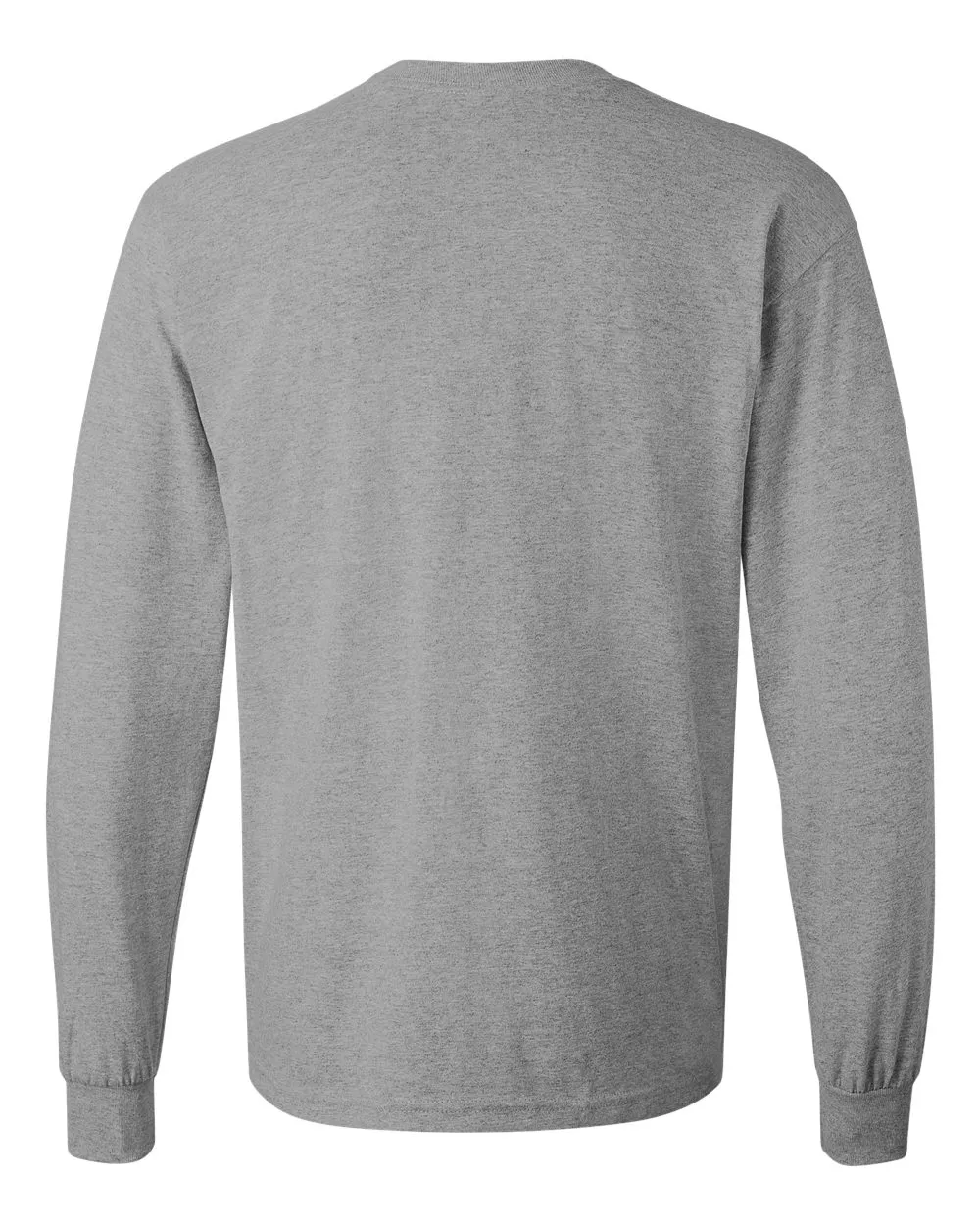 Gildan 5400 Heavy Cotton Long Sleeve in Sport Grey, back